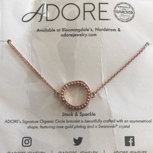 Adore by Swarovski Organic Circle Bracelet